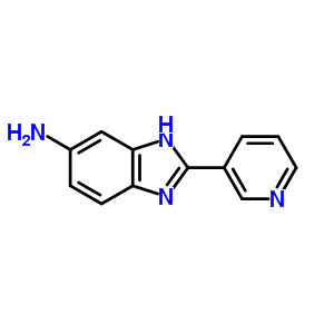 2-Pyridin-3-yl-1h-benzoimidazol-5-ylamine Structure,1571-99-9Structure