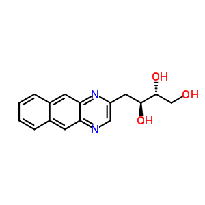 4-Benzo[g]quinoxalin-2-yl-1,2r,3s-butanetriol Structure,157231-41-9Structure