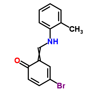 Phenol,4-bromo-2-[[(2-methylphenyl)imino]methyl]- Structure,15729-56-3Structure