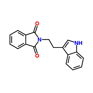 2-(2-(1H-indol-3-yl)ethyl)isoindoline-1,3-dione Structure,15741-71-6Structure