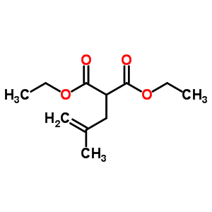 Propanedioic acid,2-(2-methyl-2-propen-1-yl)-, 1,3-diethyl ester Structure,1575-67-3Structure