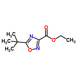 Ethyl 5-tert-butyl-1,2,4-oxadiazole-3-carboxylate Structure,158154-63-3Structure