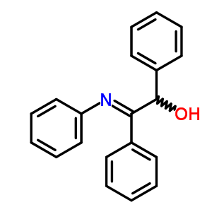 Benzeneethanol, a-phenyl-b-(phenylimino)-(9ci) Structure,15833-49-5Structure