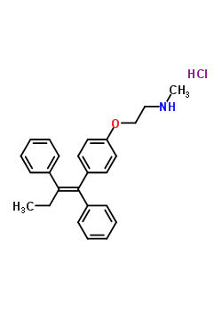 N-desmethyl tamoxifen hydrochloride Structure,15917-65-4Structure