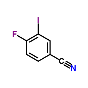 4-氟-3-碘苯甲腈結(jié)構(gòu)式_159719-57-0結(jié)構(gòu)式