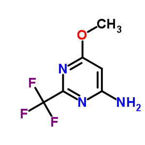 6-Methoxy-2-trifluoromethyl-pyrimidin-4-ylamine Structure,16097-49-7Structure