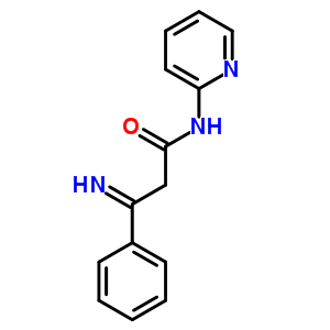 Benzenepropanamide, b-imino-n-2-pyridinyl- Structure,16109-47-0Structure