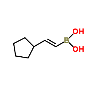 (E)-(2-環(huán)戊基乙烯)硼酸結構式_161282-93-5結構式