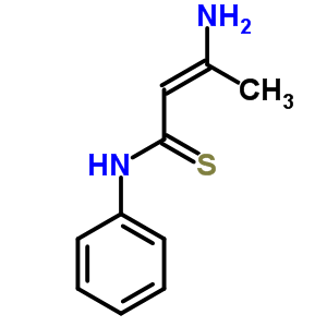 2-Butenethioamide,3-amino-n-phenyl- Structure,16141-36-9Structure