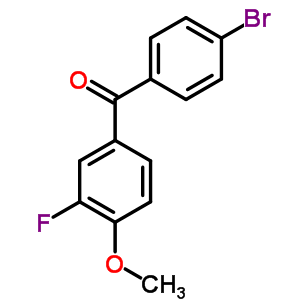 4-Bromo-3-fluoro-4-methoxybenzophenone Structure,161581-93-7Structure