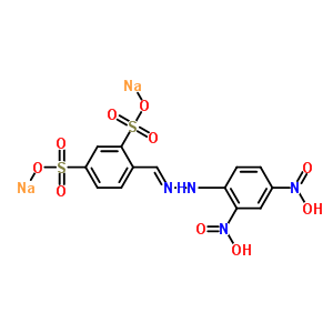 2,4-Disulfobenzaldehyde-2’,4’-dinitrophenylhydrazone disodium salt Structure,161617-43-2Structure