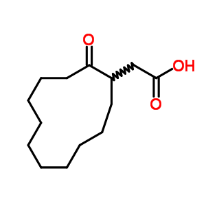 Cyclododecaneaceticacid, 2-oxo- Structure,16215-59-1Structure