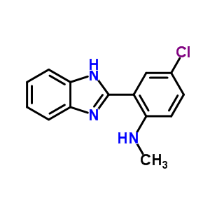 Benzenamine,2-(1h-benzimidazol-2-yl)-4-chloro-n-methyl- Structure,16367-95-6Structure