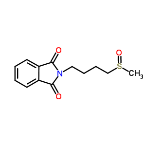 2-(4-(Methylsulfinyl)butyl)isoindoline-1,3-dione Structure,163956-72-7Structure