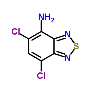 2,1,3-Benzothiadiazol-4-amine,5,7-dichloro- Structure,16407-86-6Structure