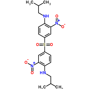 Benzenamine, 4,4-sulfonylbis[n-(2-methylpropyl)-2-nitro- Structure,16431-73-5Structure