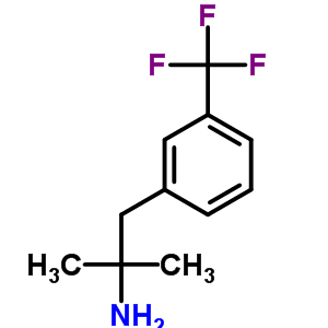 2-(3-Trifluoromethylphenyl)-1,1-dimethylethylamine Structure,1645-09-6Structure