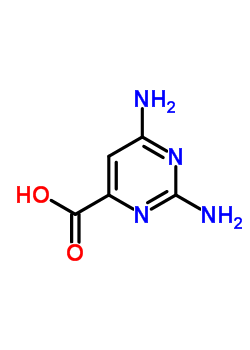 2,6-Diamino-4-pyrimidinecarboxylic acid Structure,16490-14-5Structure