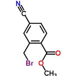 Methyl 2-bromomethyl-4-cyanobenzoate Structure,165111-46-6Structure