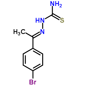 Hydrazinecarbothioamide,2-[1-(4-bromophenyl)ethylidene]- Structure,16546-06-8Structure