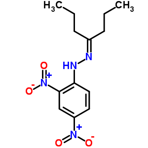 4-Heptanone,2-(2,4-dinitrophenyl)hydrazone Structure,1655-41-0Structure