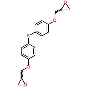 2,2-[硫代雙(4,1-亞苯基氧基亞甲基)]雙-環(huán)氧乙烷結(jié)構(gòu)式_16558-06-8結(jié)構(gòu)式