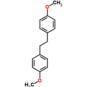 Benzene,1,1-(1,2-ethanediyl)bis[4-methoxy- Structure,1657-55-2Structure