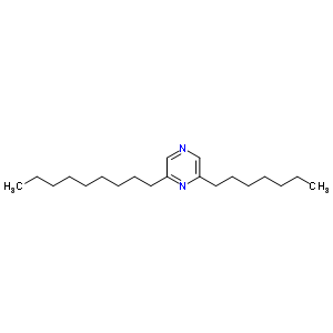 Pyrazine,2-heptyl-6-nonyl- Structure,16731-49-0Structure