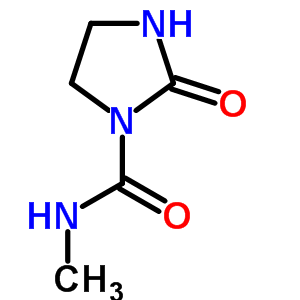 1-Imidazolidinecarboxamide,n-methyl-2-oxo- Structure,16813-32-4Structure