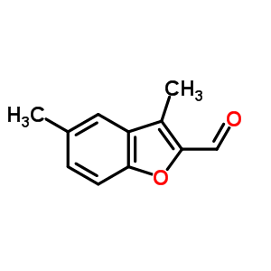 3,5-Dimethyl-benzofuran-2-carbaldehyde Structure,16817-34-8Structure