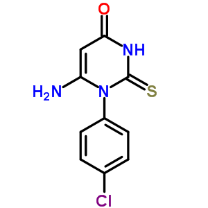 6-Amino-1-(4-chlorophenyl)-2-thioxo-2,3-dihydro-4(1h)-pyrimidinone Structure,16837-11-9Structure