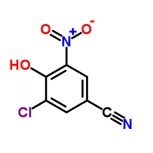 3-Chloro-4-hydroxy-5-nitrobenzonitrile Structure,1689-88-9Structure