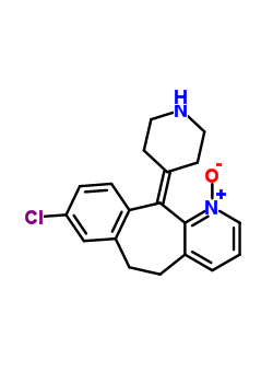 8-Chloro-1-oxido-11-(4-piperidylidene)-5,6-dihydrobenzo[4,5]cyclohepta[1,2-b]pyridin-1-ium Structure,169253-26-3Structure