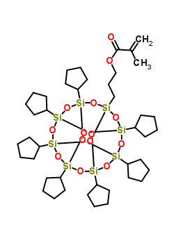 3-(3,5,7,9,11,13,15-Heptacyclopentylpenta-cyclooctasiloxanyl)propyl methacrylate Structure,169391-91-7Structure