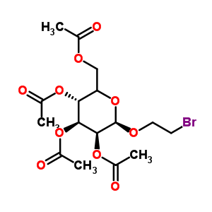 2’-Bromoethyl 2,3,4,6-tetra-o-acetyl-beta-d-glucopyranoside Structure,16977-78-9Structure