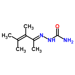 Hydrazinecarboxamide,2-(1,2,3-trimethyl-2-buten-1-ylidene)- Structure,16983-60-1Structure