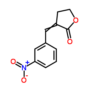 2(3H)-furanone,dihydro-3-[(3-nitrophenyl)methylene]- Structure,1705-45-9Structure