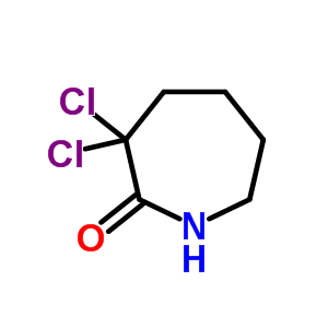 2H-azepin-2-one,3,3-dichlorohexahydro- Structure,1709-14-4Structure