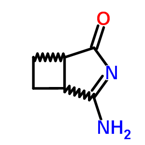 3-Azabicyclo[3.2.0]hept-3-en-2-one,4-amino- Structure,17097-68-6Structure