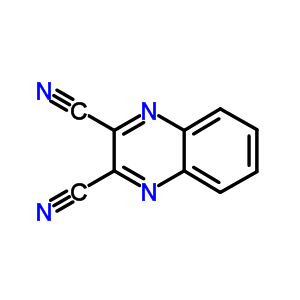 2,3-喹噁啉二甲腈結(jié)構(gòu)式_17132-92-2結(jié)構(gòu)式