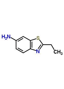 2-乙基苯并[d]噻唑-6-胺結(jié)構(gòu)式_17142-81-3結(jié)構(gòu)式