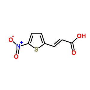 3-(5-Nitro-2-thiophene)acrylic Acid Structure,17163-22-3Structure