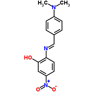 2-[(4-Dimethylaminophenyl)methylideneamino]-5-nitro-phenol Structure,17189-38-7Structure