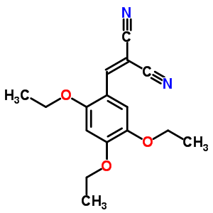 Propanedinitrile,2-[(2,4,5-triethoxyphenyl)methylene]- Structure,17229-48-0Structure