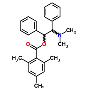 (2-Dimethylamino-1,2-diphenyl-ethyl) 2,4,6-trimethylbenzoate Structure,17244-89-2Structure