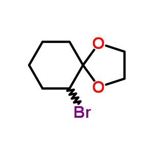 6-Bromo-1,4-dioxaspiro[4.5]decane Structure,1728-15-0Structure