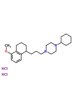 Piperazine, 1-cyclohexyl-4-[3-(1,2,3,4-tetrahydro-5-methoxy-1-naphthalenyl)propyl]- Structure,172906-90-0Structure