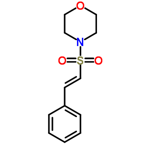 4-[(E)-2-phenylethenyl]sulfonylmorpholine Structure,17299-32-0Structure