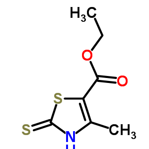 Ethyl 2-mercapto-4-methyl-5-thiazolecarboxylate Structure,17309-13-6Structure