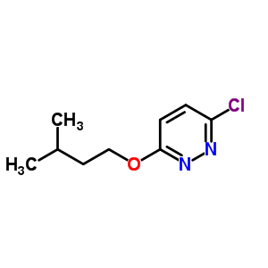 Pyridazine,3-chloro-6-(3-methylbutoxy)- Structure,17321-19-6Structure